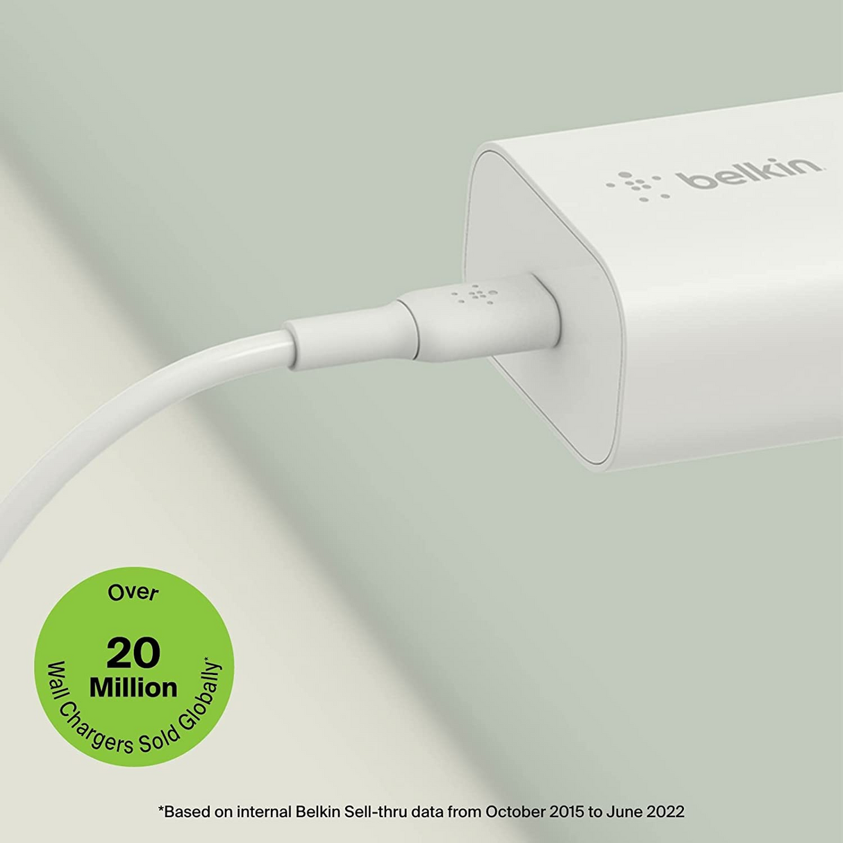 Belkin USB-C Cargador de Pared 20W PD Carga Rápida