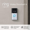 Ring Video Doorbell 4 - mejorado con 4 segundos de vista previa de colores más instalación fácil, y wifi reforzado