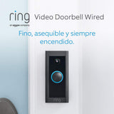 Ring Video Doorbell Wired de Amazon: vídeo HD, detección de movimiento avanzada e instalación mediante cableado