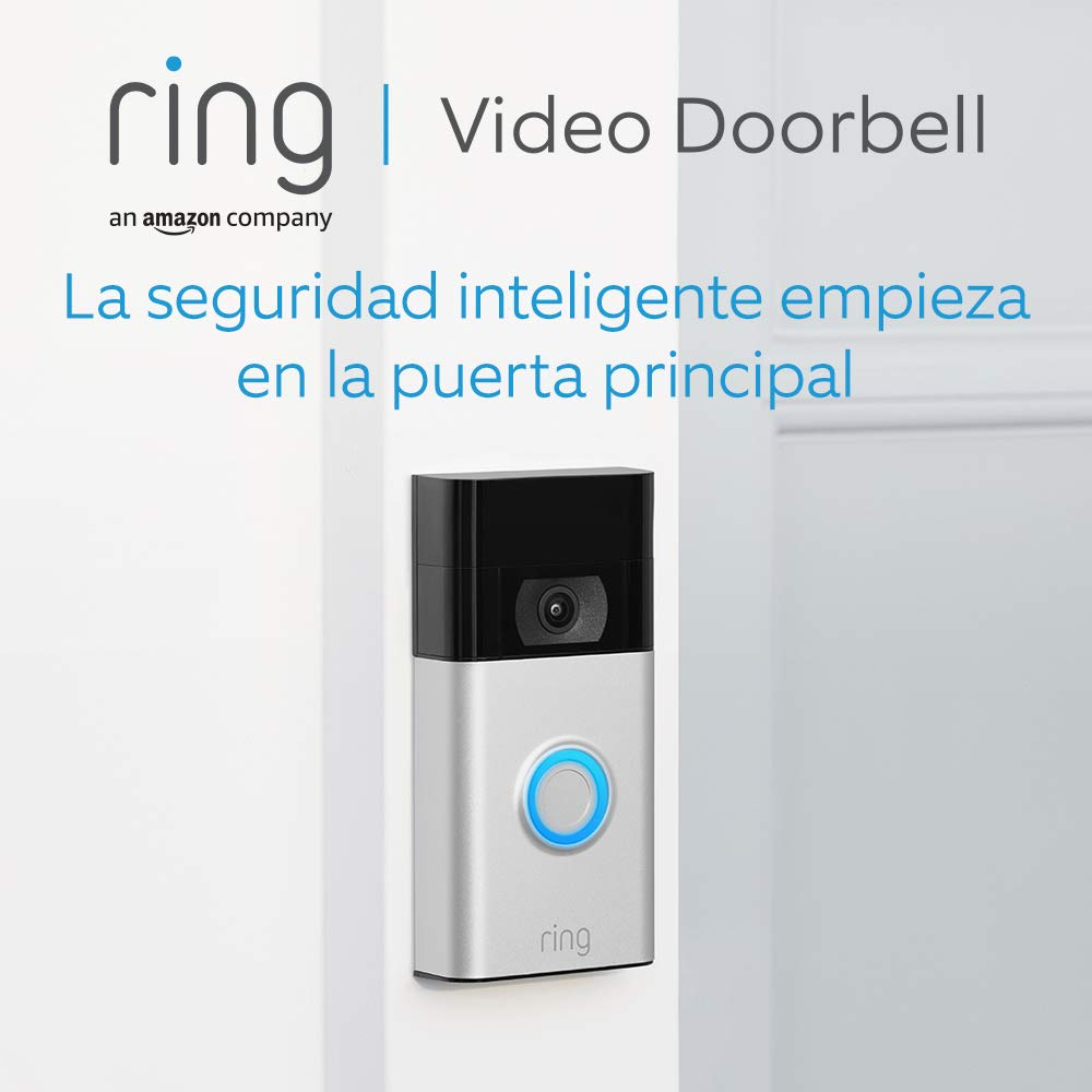 Lote de timbre Ring Video Doorbell (níquel satinado) con dispositivo Echo  Show 5 (3.ª generación)