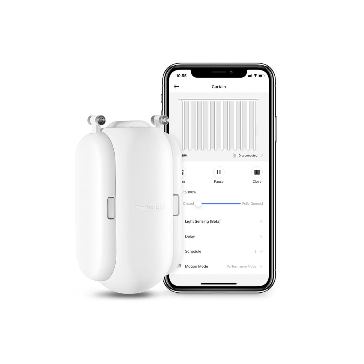 SwitchBot Curtain Motor Inteligente para Cortina Compatible con Alexa y Google Assistant