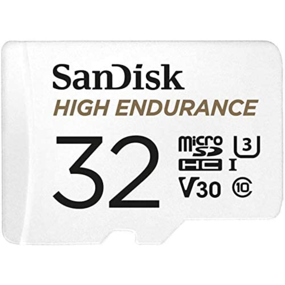 SanDisk Tarjeta de memoria 32GB MicroSD High Endurance Clase 10 Especializada para Video Vigilancia y Dash Cams