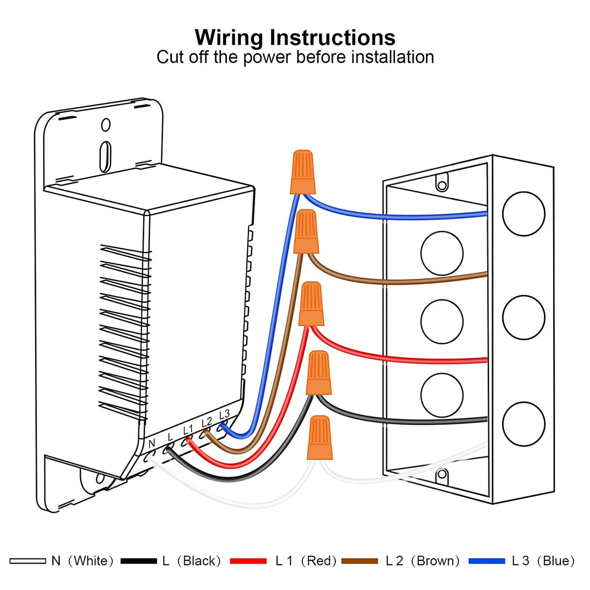 Filohome Interruptor de luz inteligente compatible con Alexa y Google Assistant, Wi-Fi de 2.4 GHz