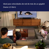 Amazon eero Pro 6E Router Wi-Fi en malla | Velocidades gigabit + | Soporta 100+ Dispositivos | Cobertura 1220m2 | Pack de 2