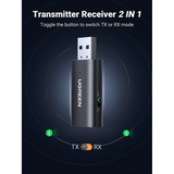 UGREEN Transmisor Receptor Bluetooth 5.1 2 en 1