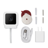 Wyze Cam V3 1080p HD cámara interior y exterior con visión nocturna en color, audio de 2 vías, funciona con Alexa & Google Assistant