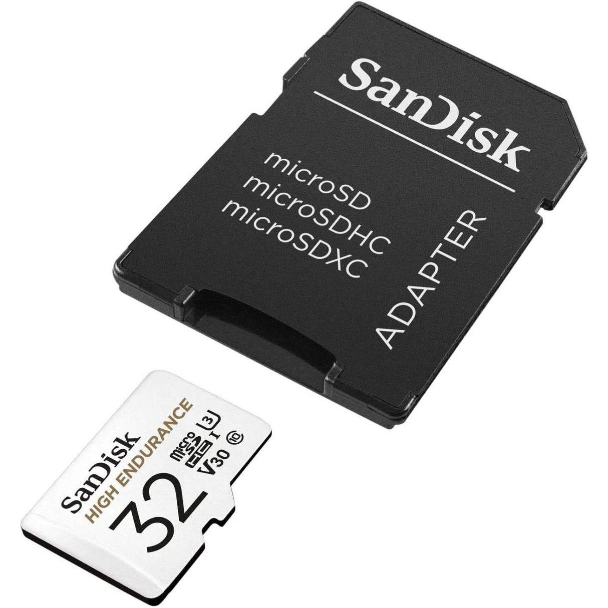 SanDisk Tarjeta de memoria 32GB MicroSD High Endurance Clase 10 Especializada para Video Vigilancia y Dash Cams