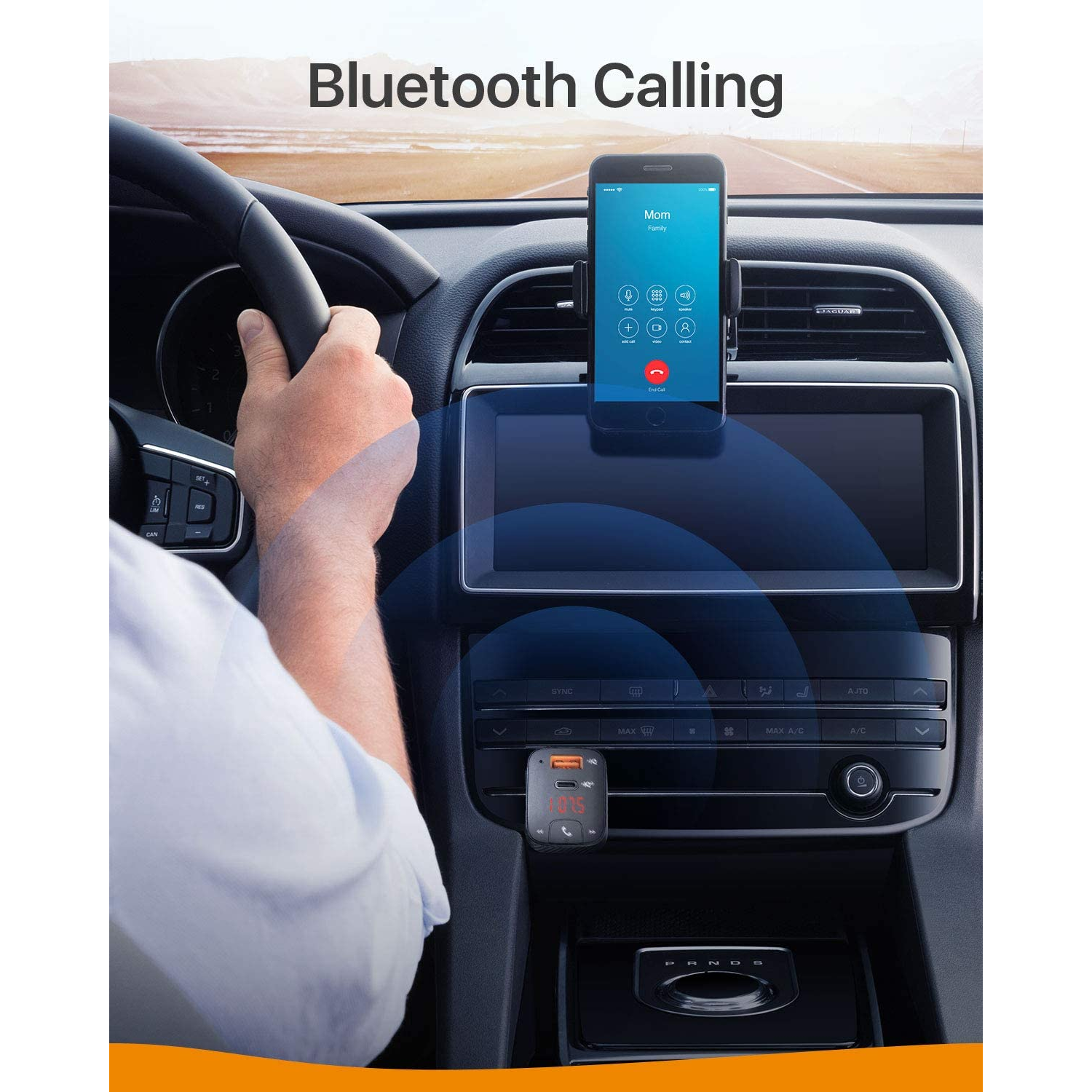 Anker Roav SmartCharge T2 Transmisor FM Bluetooth 5.0 con Power IQ 3.0 USB-C PD para carro