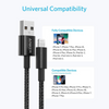 Anker Cable Lightning a USB de Nylon Premium Certificado MFi para iPhone (2 unidades de 1,8 m)