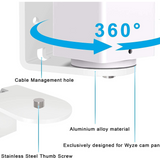 Soporte de Pared para Wyze Cam Pan V1 y V2 Montaje 3M Fuerte Con o Sin Tornillos (Paquete de 2 Soportes)