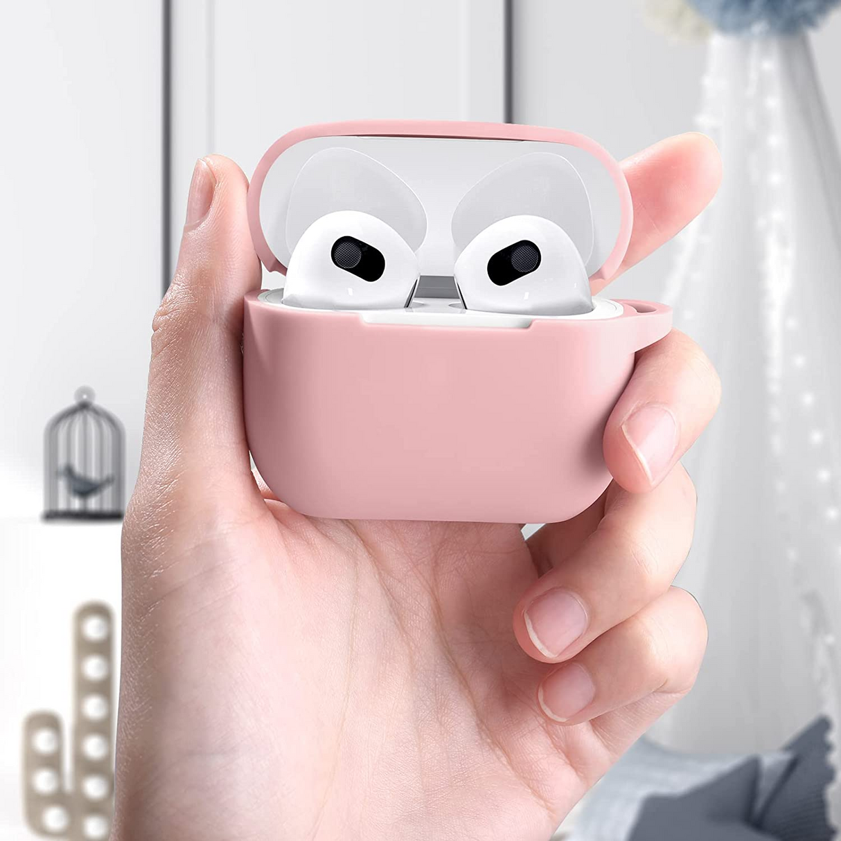 Hamile Case para AirPods 3 de Silicona para Modelo 2021