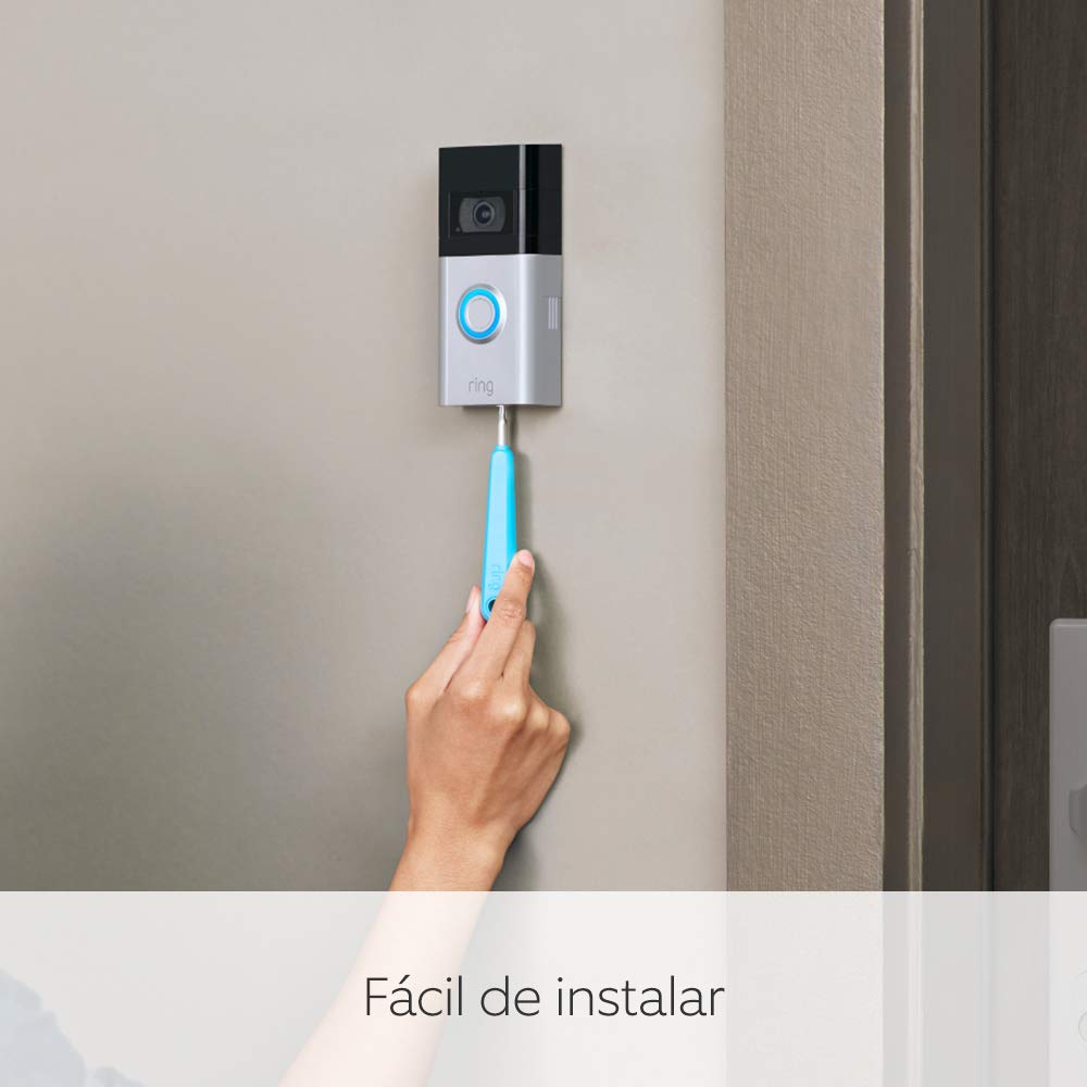 Ring Video Doorbell 4 - mejorado con 4 segundos de vista previa de colores más instalación fácil, y wifi reforzado