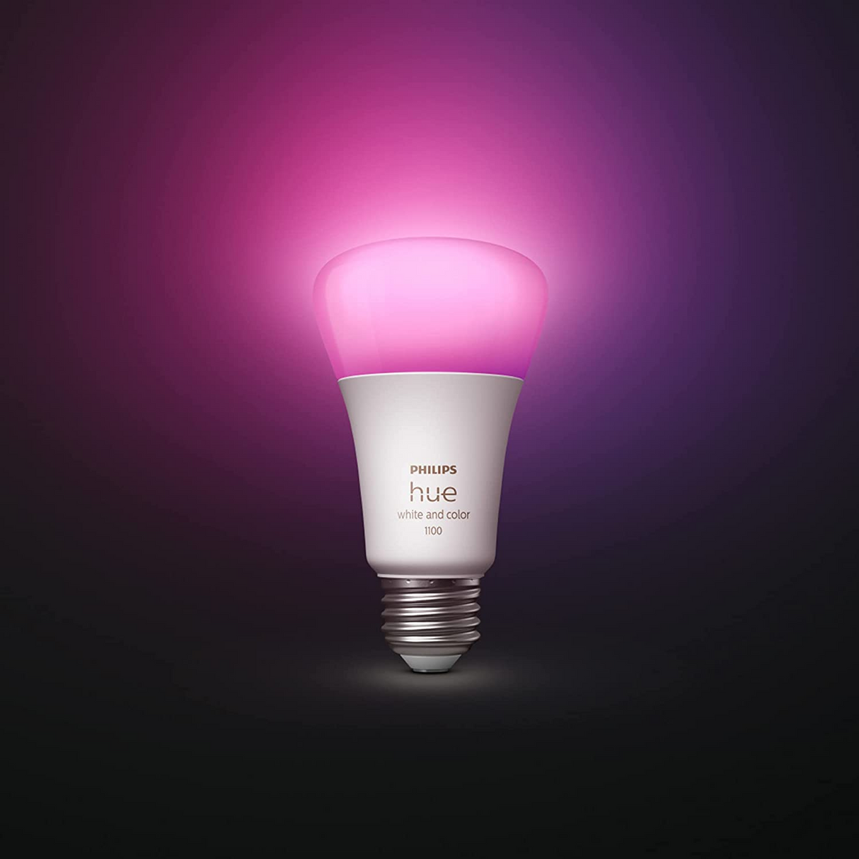 Philips Hue White and Color A19 1100 Lúmenes Bluetooth & Zigbee (Hue Hub Opcional) Funciona con Alexa y Google