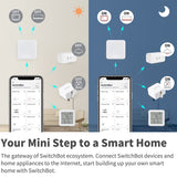 SwitchBot Hub Mini Control Smart IR Aire Acondicionado, TV Compatible con Alexa, Google Home, HomePod, IFTTT