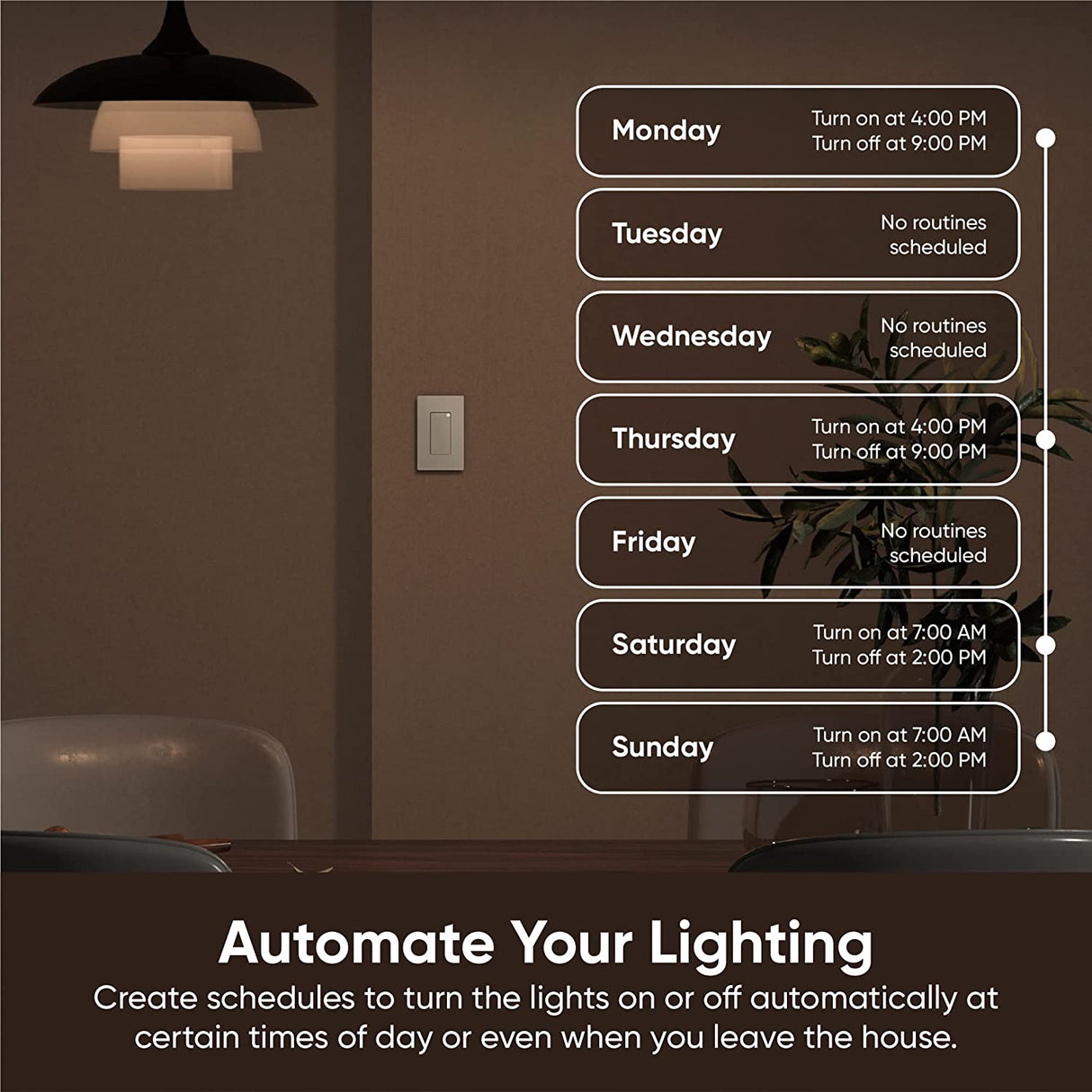 Wyze Switch Interruptor funciona con Alexa y Google Assistant