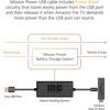 Cable de alimentación USB (elimina la necesidad de adaptador de CA) ‎para Fire TV Stick