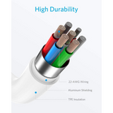 Anker Powerline II Cable USB-C a Lightning para iPhone 13 Pro/12/11/X/XS/XR/ 8 Plus, AirPods Pro (Certificado MFi)