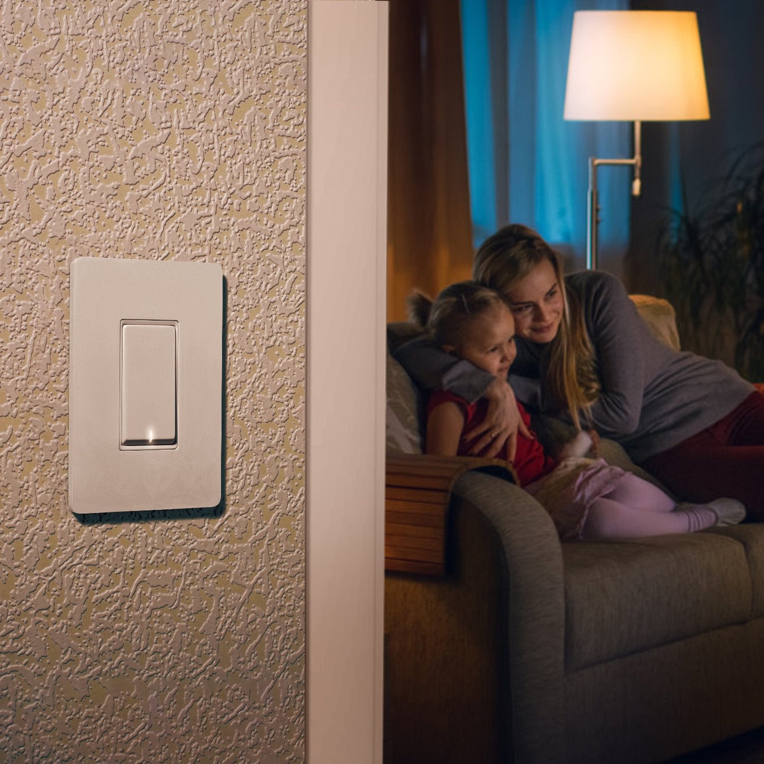 Interruptor Inteligente Treatlife Smart Switch Luz Wifi Funciona con Alexa y Google, Paquete de 4