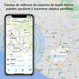 ATUVOS Tag Localizador con Apple Find My (solo iOS) Rastreador Impermeable Bluetooth Inteligente