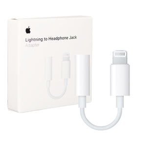 Adaptador de Lightning a 3,5mm Original Apple para iPhone - TecnoMarket