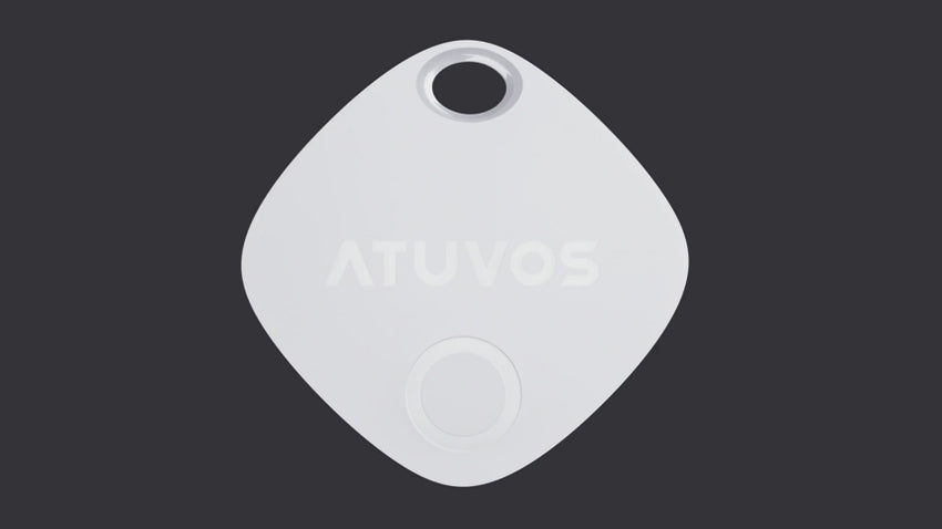 ATUVOS Rastreador de equipaje, buscador de llaves, rastreador Bluetooth  inteligente que se empareja con Apple Find My (solo iOS), localizador de