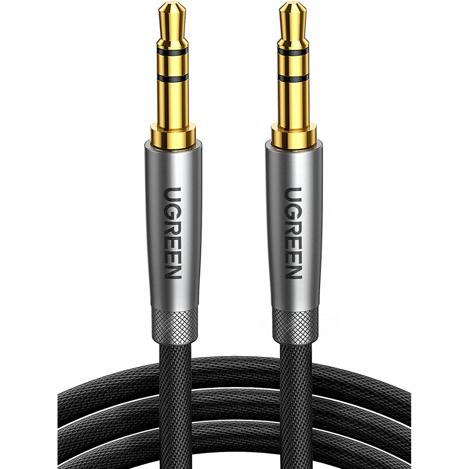 UGREEN 3.5mm Cable de Audio Aux Compatible con iPhone iPad iPod Echo y Más 1 Metro ‎