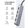 UGREEN USB-C Hub 4 Puertos USB 3.0 para MacBook Pro, iMac, Samsung S21 S20, LG, Google Chromebook Pixelbook, Dell XPS, Etc