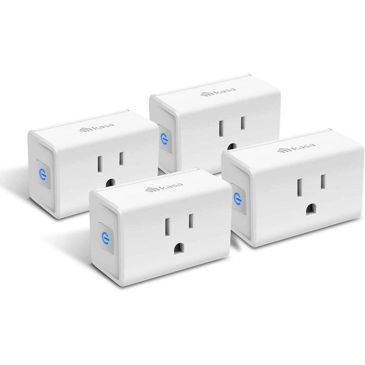 Kasa Smart Plug Mini 15A Enchufe Inteligente WiFi Alexa, Google Home & IFTTT 4-Pack