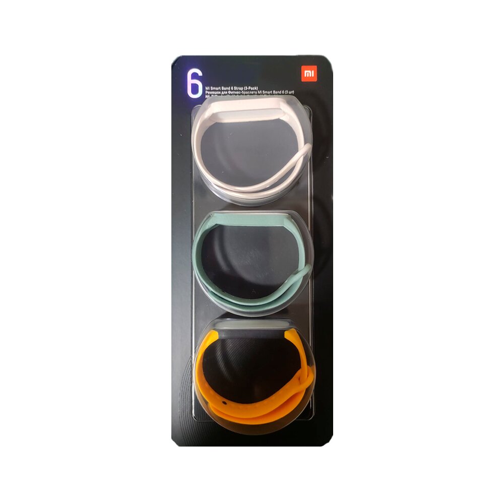 Mi Smart Band 6 Strap 3 Pack (Amarillo/Verde Oliva/Marfil)