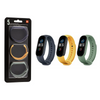 Mi Smart Band 5 Strap 3 Pack (Azul Navy/Amarillo/Verde Menta)