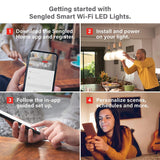 Foco Smart Sengled Wi-Fi LED Soft White A19 No Requiere Hub 2700K 60W Funciona con Alexa & Google Assistant - TecnoMarket