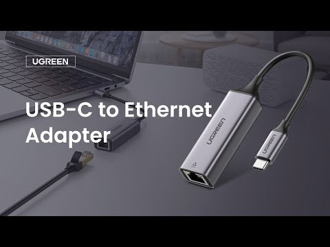UGREEN Adaptador USB-C a Ethernet Gigabit Compatible con MacBook Pro Air iPad Pro Air Surface Go Galaxy S22 Xiaomi Mi12