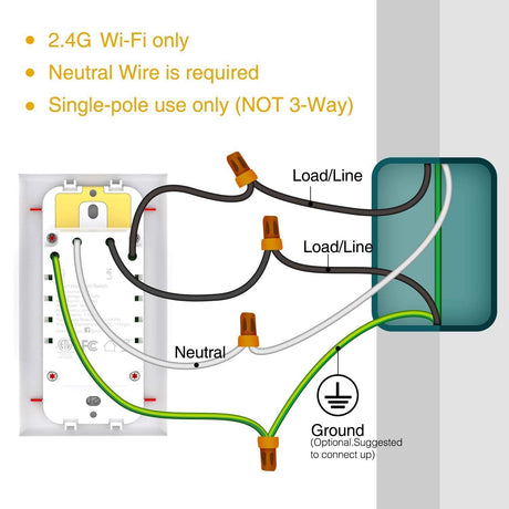 Interruptor Inteligente Gosund Smart Switch Luz Wifi Funciona con Alexa y Google Assistant Paquete de 2 - TecnoMarket