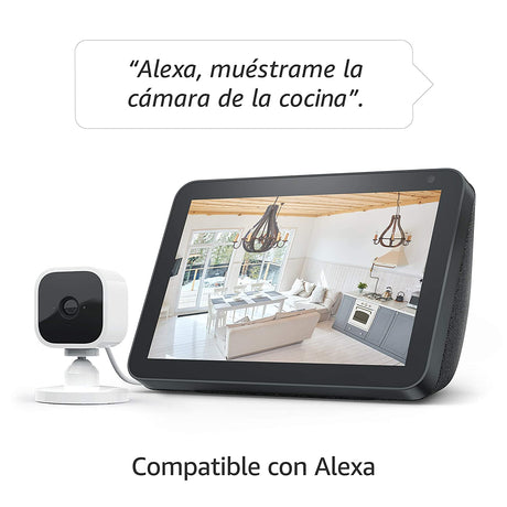 Nueva Blink Mini - Cámara de Seguridad Inteligente 1080 HD Funciona Con Alexa - TecnoMarket