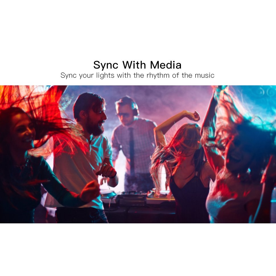 Treatlife Color RGB Paquete de 4 Focos LED Inteligentes WiFi No Requiere Hub Funciona con Alexa & Google Assistant - TecnoMarket