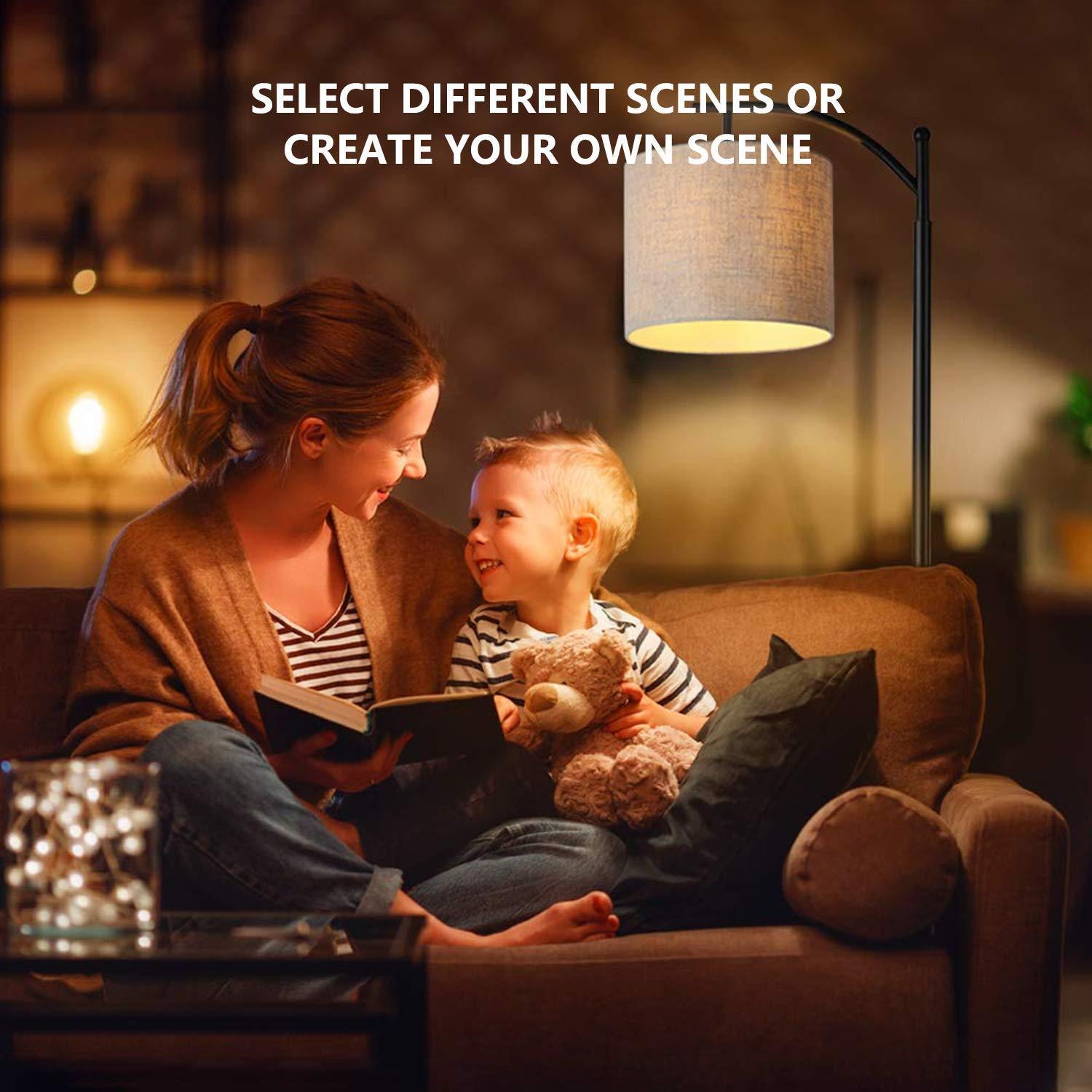 Treatlife Color RGB Paquete de 4 Focos LED Inteligentes WiFi No Requiere Hub Funciona con Alexa & Google Assistant - TecnoMarket